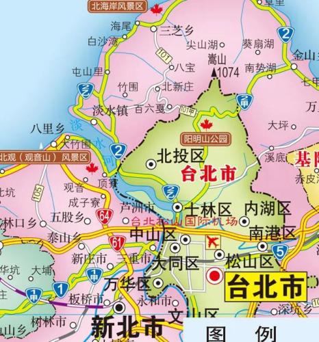 淡水河下游地圖