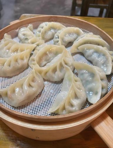 蒸冷冻饺子示意图